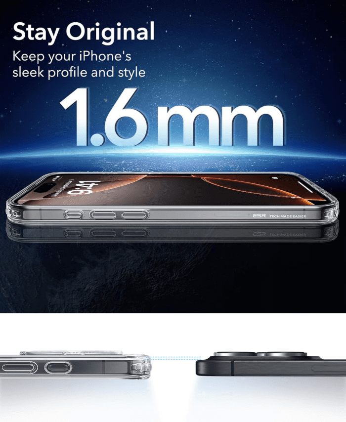 for Iphone 16 Pro Max Case, Compatible with Magsafe, Shockproof Military-Grade Protection, Magnetic Phone Case for Iphone 16 Pro Max 6.9 Inch, Clear - Image 9