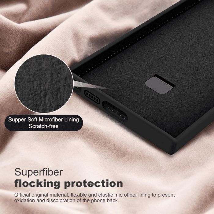 For Samsung Galaxy S23 Ultra Case with Magnetic Invisible Stand [Compatible with Magsafe] Military Drop Tested [Full Camera Protection] Silicone S23 Ultra Case for Women Men 6.8'', Black - Image 5