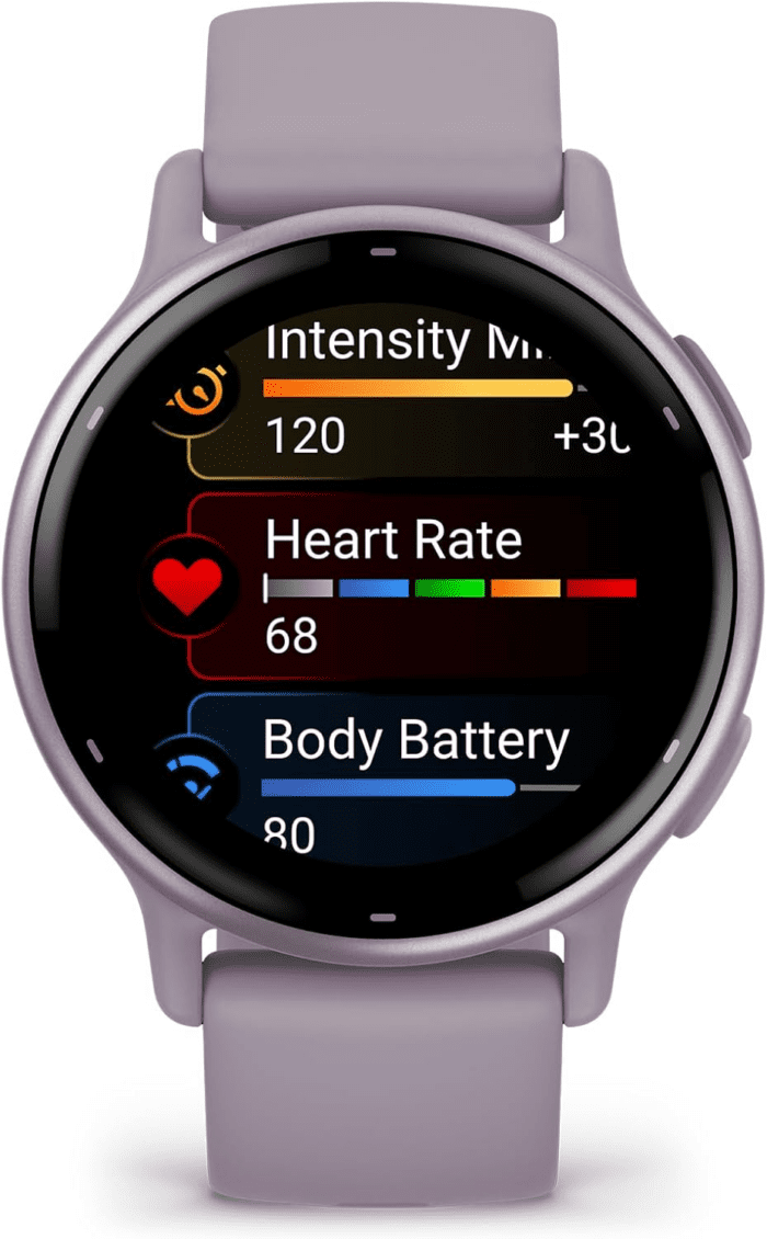 Vívoactive 5, Health and Fitness GPS Smartwatch, AMOLED Display, up to 11 Days of Battery, Orchid - Image 2