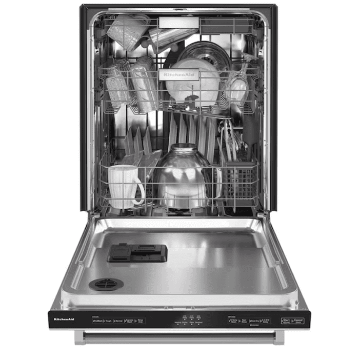 Eco Series 360 MAX JETS 24-In Top Control Built-In Dishwasher with Third Rack (Stainless Steel with Printshield Finish), 44-Dba Very Quiet Sound Level - Image 3