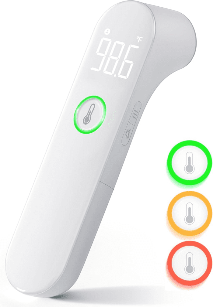 Thermometer for Adults and Kids, Fast Accurate Baby Thermometer, FSA HSA Eligible, Fever Alarm & Mute Mode, Baby Essentials - Lifetime Support