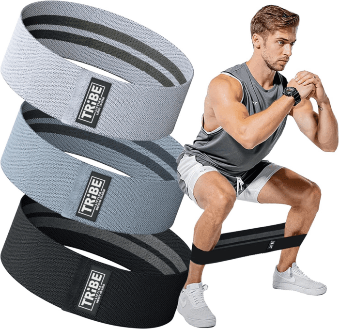 Fabric Resistance Bands for Legs - Workout Bands Resistance Bands for Men and Women - Booty Bands for Working Out - Exercise Bands Resistance Bands Set - Elastic Bands for Exercise