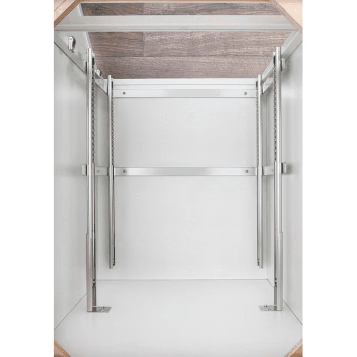 Two-Tier Pull-Out Baskets 14.75-In W X 19-In H X 22-In D 2-Tier Cabinet-Mount Chrome Metal Soft Close Pull-Out Sliding Basket Kit - Image 7