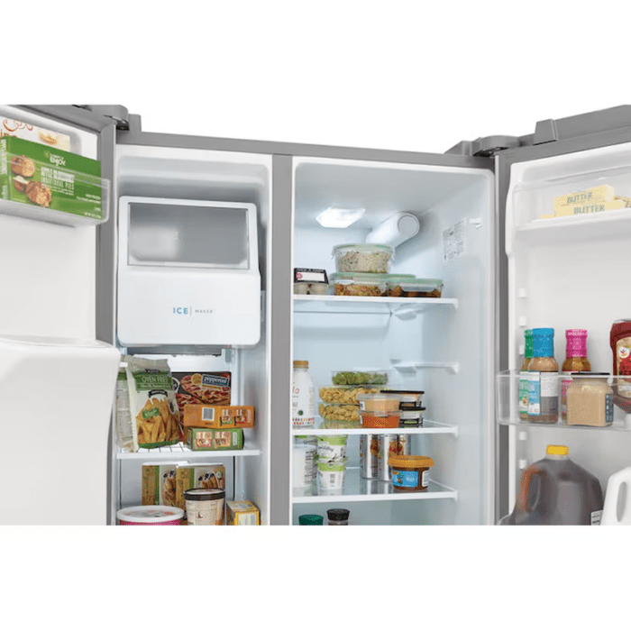 25.6-Cu Ft Side-By-Side Refrigerator with Ice Maker, Water and Ice Dispenser (Fingerprint Resistant Stainless Steel) ENERGY STAR - Image 6