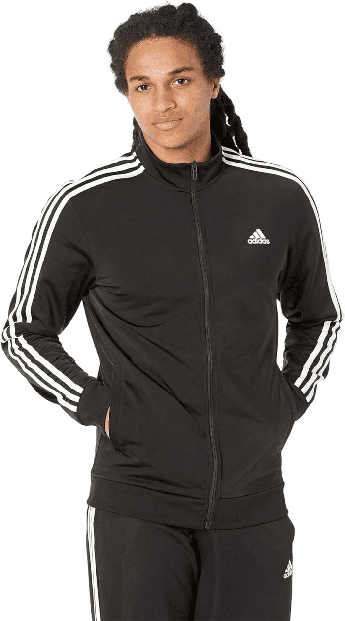 Men'S Essentials Warm-Up 3-Stripes Track Top