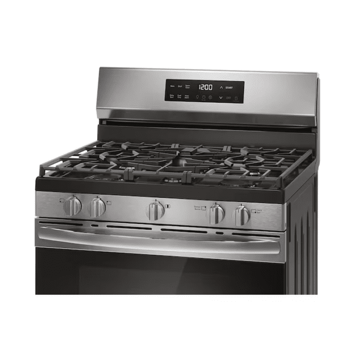 30-In 5 Burners 5.1-Cu Ft Steam Cleaning Freestanding Natural Gas Range (Fingerprint Resistant Stainless Steel) - Image 8