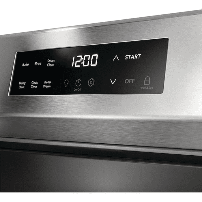 30-In 5 Burners 5.1-Cu Ft Steam Cleaning Freestanding Natural Gas Range (Fingerprint Resistant Stainless Steel) - Image 4