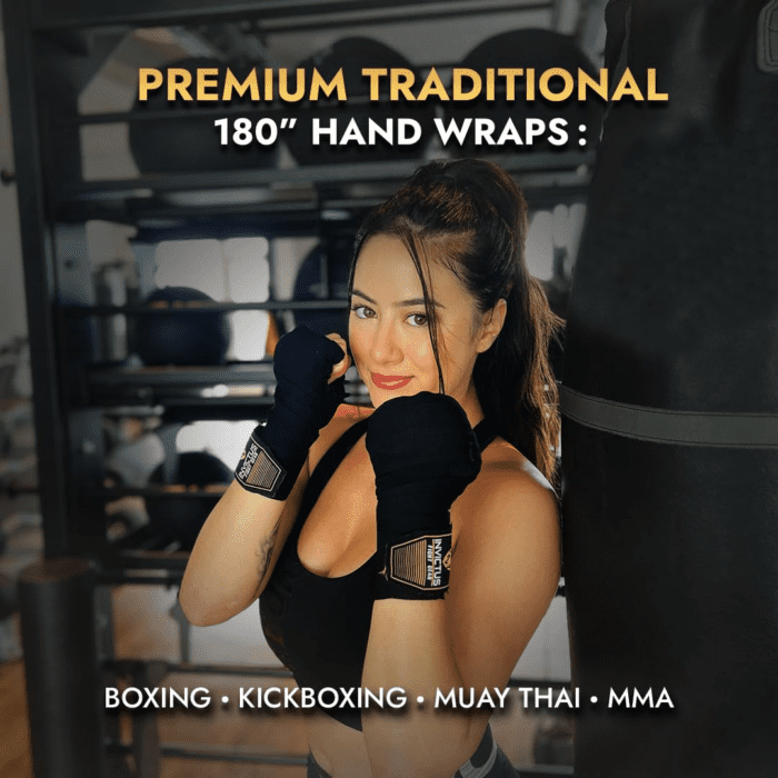 Fight Gear Boxing Wraps 180 Inch Hand Wraps for Men Women in Muay Thai Kickboxing MMA Quick Wraps Boxing Gloves - Image 6