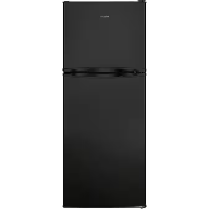 9.7-Cu Ft Counter-Depth Top-Freezer Refrigerator (Black)