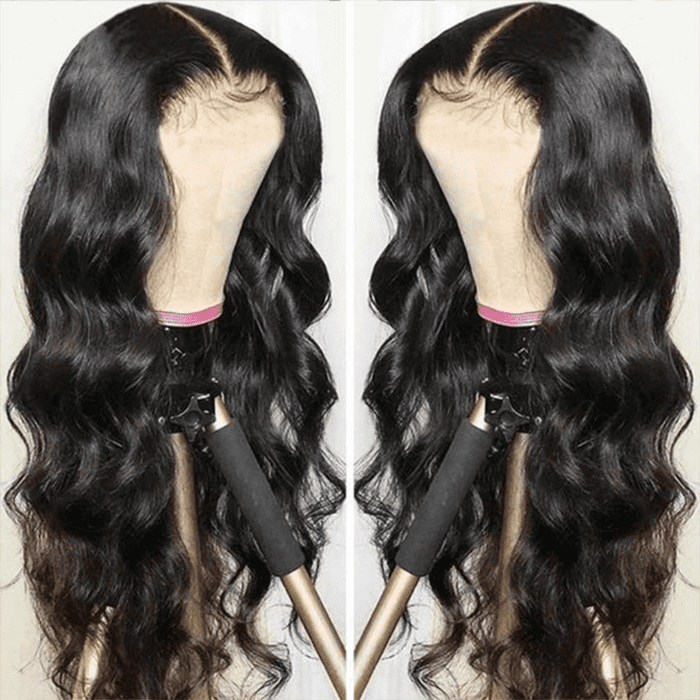 Wear and Go Glueless Wigs Human Hair Pre Plucked Body Wave Lace Front Wigs for Beginners Upgraded No Glue Pre Cut HD 4X4 Lace Closure Wigs for Black Women 18 Inch - Image 3