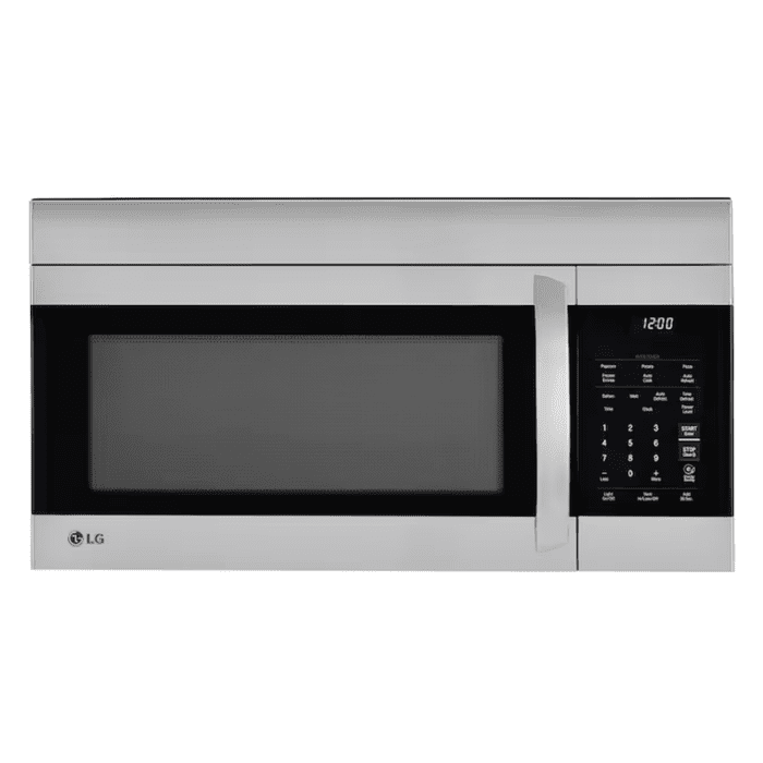 Easyclean 1.7-Cu Ft 1000-Watt 29.88-In Over-The-Range Microwave with Sensor Cooking (Stainless Steel)