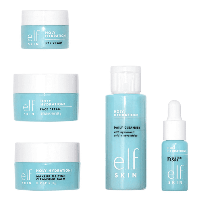 SKIN Hydrated Ever after Skincare Mini Kit, Cleanser, Makeup Remover, Moisturiser & Eye Cream for Hydrating Skin, Airplane-Friendly Sizes - Image 3