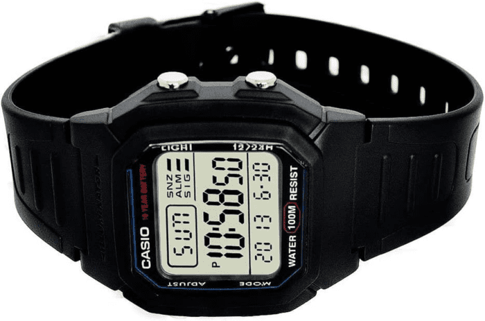 W800HG Series | Men’S Digital Watch | 100 Meter Water Resistance | Multi Function Alarm | 100 SEC Stopwatch | Auto Calendar | Countdown Timer | LED Light | Dual Time| 10 Year Battery - Image 3