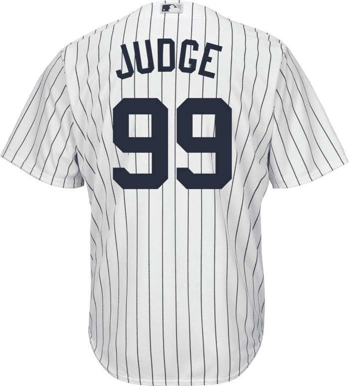 Aaron Judge New York Yankees MLB Kids Youth 8-20 White Home Player Jersey - Image 3