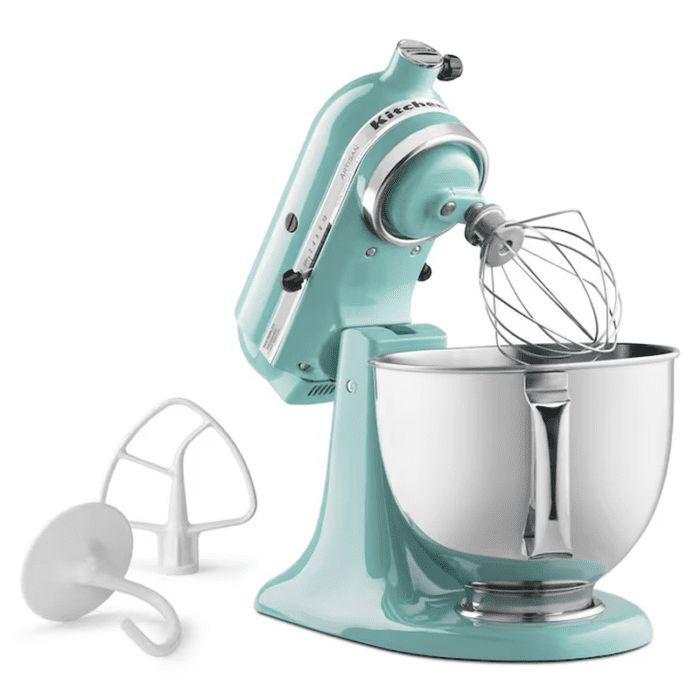 Artisan Aqua Sky 5-Quart Tilt-Head Stand Mixer - Image 6