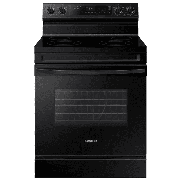 30-In Glass Top 4 Burners 6.3-Cu Ft Steam Cleaning Freestanding Smart Electric Range (Stainless Steel) - Image 10