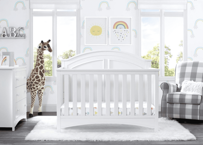 Perry 6-In-1 Convertible Crib - Greenguard Gold Certified, Bianca White - Image 2