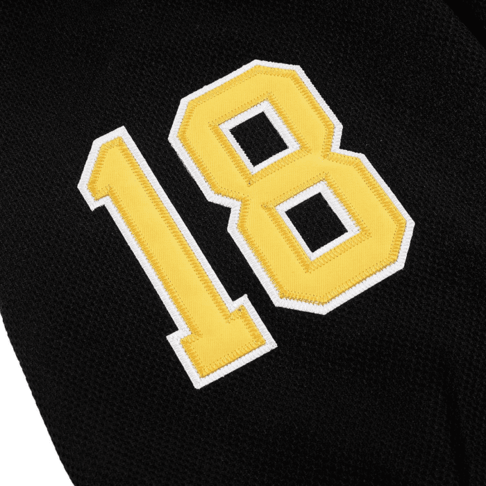 Boston Happy Gilmore #18 Adam Sandler 1996 Movie Ice Hockey Jersey Stitched Letters and Numbers S-XXXL - Image 5