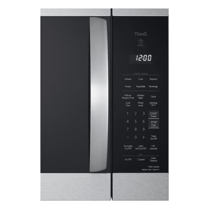 1.8-Cu Ft 1000-Watt 29.88-In Over-The-Range Microwave with Sensor Cooking (Printproof Stainless Steel) - Image 10