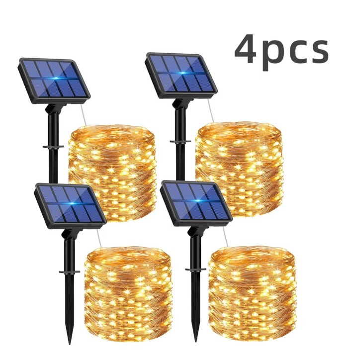 300LED Solar Fairy Lights Outdoor Waterproof String Light 8 Modes Christmas Garland Decoration 2024 Garden Party Wedding - Image 8