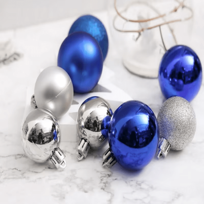 24Pcs Christmas Ball Xmas Hanging Tree Pendants Wedding Party Home Decor Christmas Decorations New Year Gift Noel Navidad 2024 - Image 4