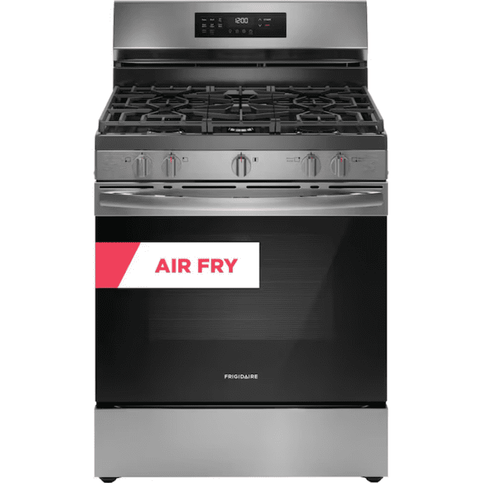 30-In 5 Burners 5.1-Cu Ft Self-Cleaning Air Fry Convection Oven Freestanding Natural Gas Range (Stainless Steel) - Image 12