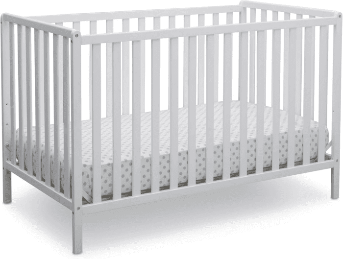 Heartland 4-In-1 Convertible Crib - Greenguard Gold Certified, Bianca White