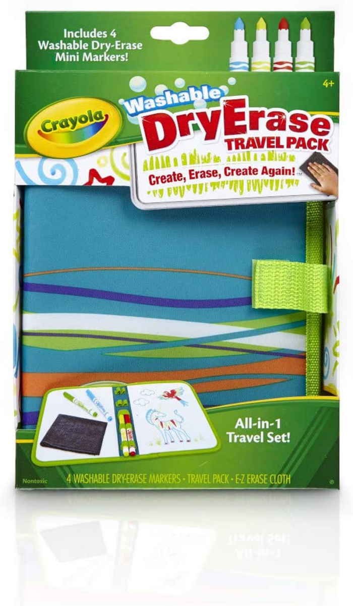 Washable Dry Erase Travel Pack, Whiteboard for Kids, Ages 4, 5, 6, 7