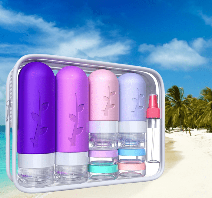 18 Pack Travel Bottles for Toiletries, Tsa Approved Travel Containers for Toiletries, Silicone Leak Proof Refillable Liquid 3Oz 2Oz Travel Essentials for Shampoo Conditioner Lotion BPA Free - Image 5