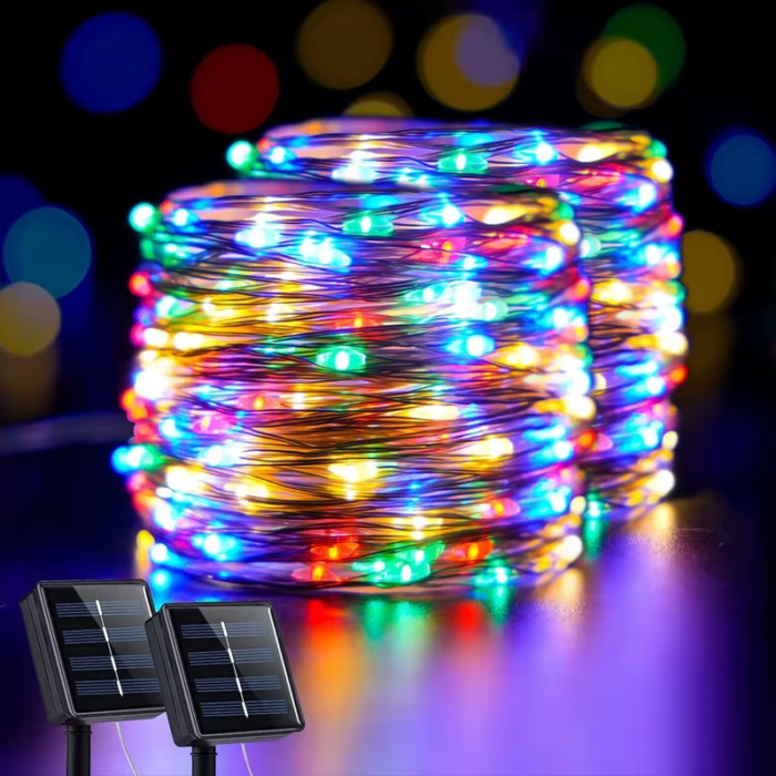 300LED Solar Fairy Lights Outdoor Waterproof String Light 8 Modes Christmas Garland Decoration 2024 Garden Party Wedding - Image 3