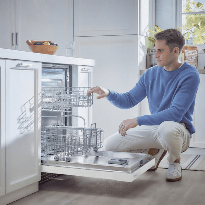 24-In Front Control Built-In Dishwasher (White) ENERGY STAR, 52-Dba Standard Sound Level - Image 12