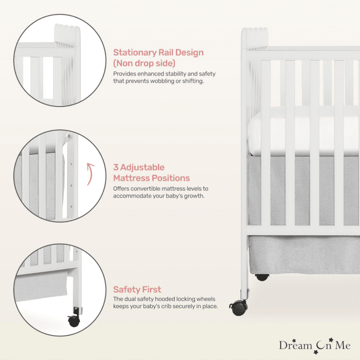 Carson Classic 3-In-1 Convertible Crib in White - Image 4