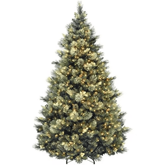 7.5Ftchristmas Tree, Artificial Holiday Prelit Decor Tree W/750 Lights,1399 Branch Tips and Metal Stand,Christmas Decor 2024 - Image 7