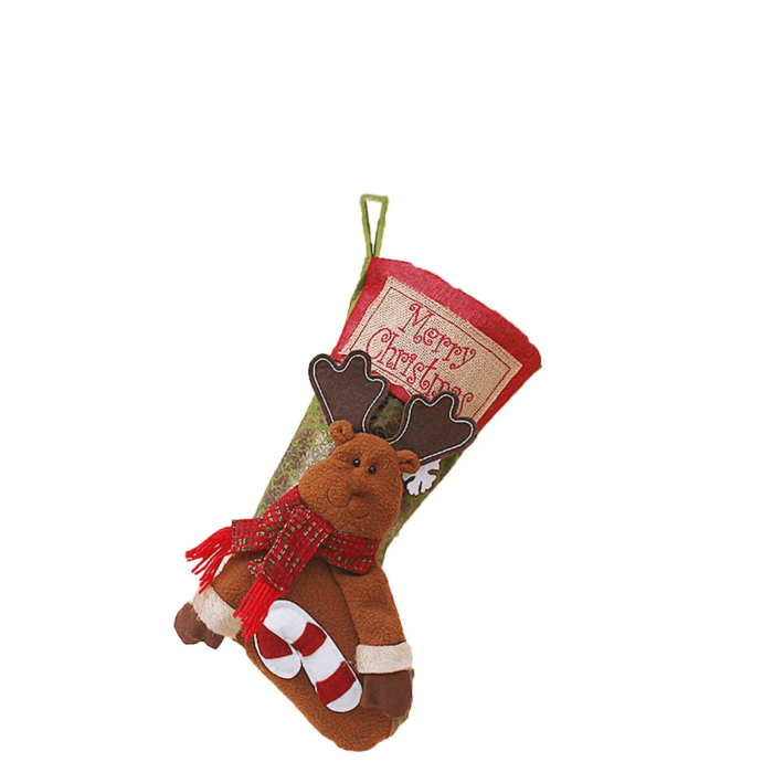 2024 New Christmas Socks Hanging Decorations Embroidered Socks Gift Bags Christmas Decoration Pendants - Image 4