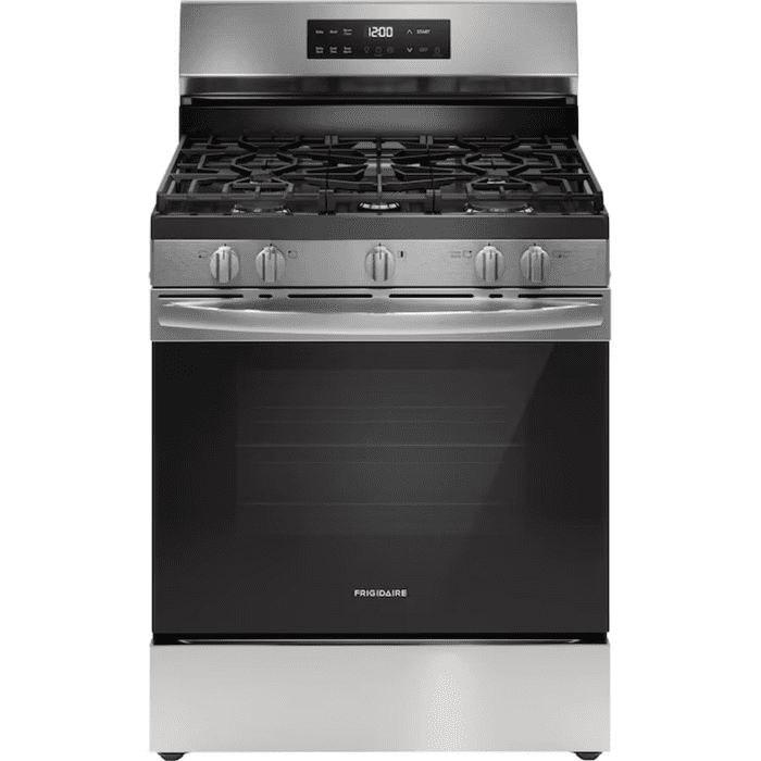 30-In 5 Burners 5.1-Cu Ft Steam Cleaning Freestanding Natural Gas Range (Fingerprint Resistant Stainless Steel)