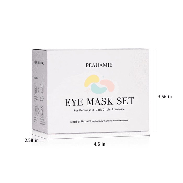 Under Eye Patches (30 Pairs) Gold Eye Mask and Hyaluronic Acid Eye Patches for Puffy Eyes,Rose Eye Masks for Dark Circles and Puffiness under Eye Skin Care Smooth Wrinkles Products - Image 8