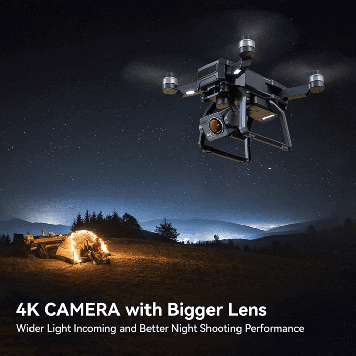 F7 GPS Drones with Camera for Adults 4K Night Vision, 3-Aix Gimbal, 2Mile Long Range, 75Mins Flight Time Professional Drone with 3 Battery, Auto Return+Follow Me+Fly Around+Beginner Mode for Kid - Image 5