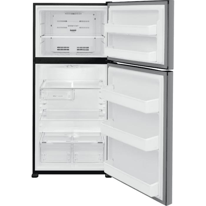 18.3-Cu Ft Top-Freezer Refrigerator (Easycare Stainless Steel) Garage Ready - Image 2