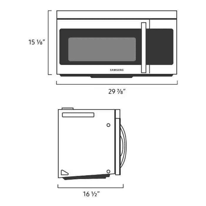 1.6-Cu Ft 1000-Watt 29.88-In Over-The-Range Microwave (Stainless Steel) - Image 9