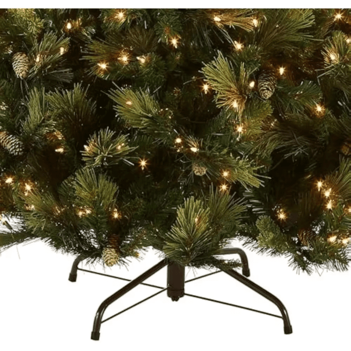 7.5Ftchristmas Tree, Artificial Holiday Prelit Decor Tree W/750 Lights,1399 Branch Tips and Metal Stand,Christmas Decor 2024 - Image 5