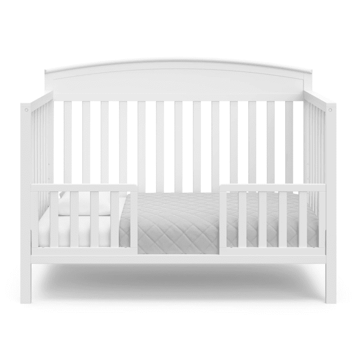 Benton 5-In-1 Convertible Crib (White) – GREENGUARD Gold Certified, Converts from Baby Crib to Toddler Bed, Daybed and Full-Size Bed, Fits Standard Full-Size Crib Mattress - Image 13