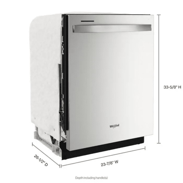 Eco Series Large Capacity 24-In Top Control Built-In Dishwasher with Third Rack (Fingerprint Resistant Stainless Steel), 47-Dba Very Quiet Sound Level - Image 4