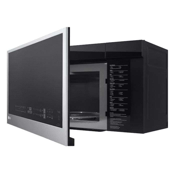 2-Cu Ft 1050-Watt 29.88-In Over-The-Range Microwave with Sensor Cooking (Printproof Stainless Steel) - Image 7