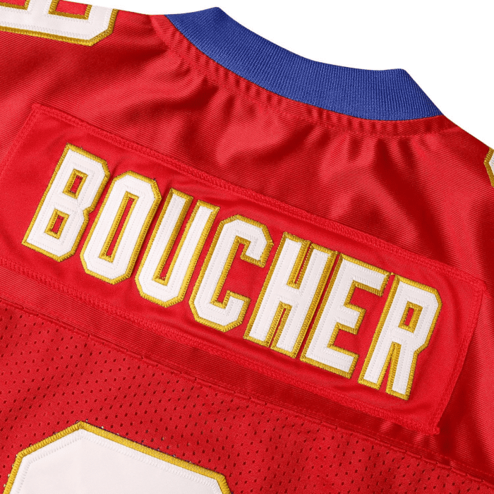 Bobby Boucher #9 the Waterboy Adam Sandler Movie Mud Dogs Bourbon Bowl Football Jersey - Image 5