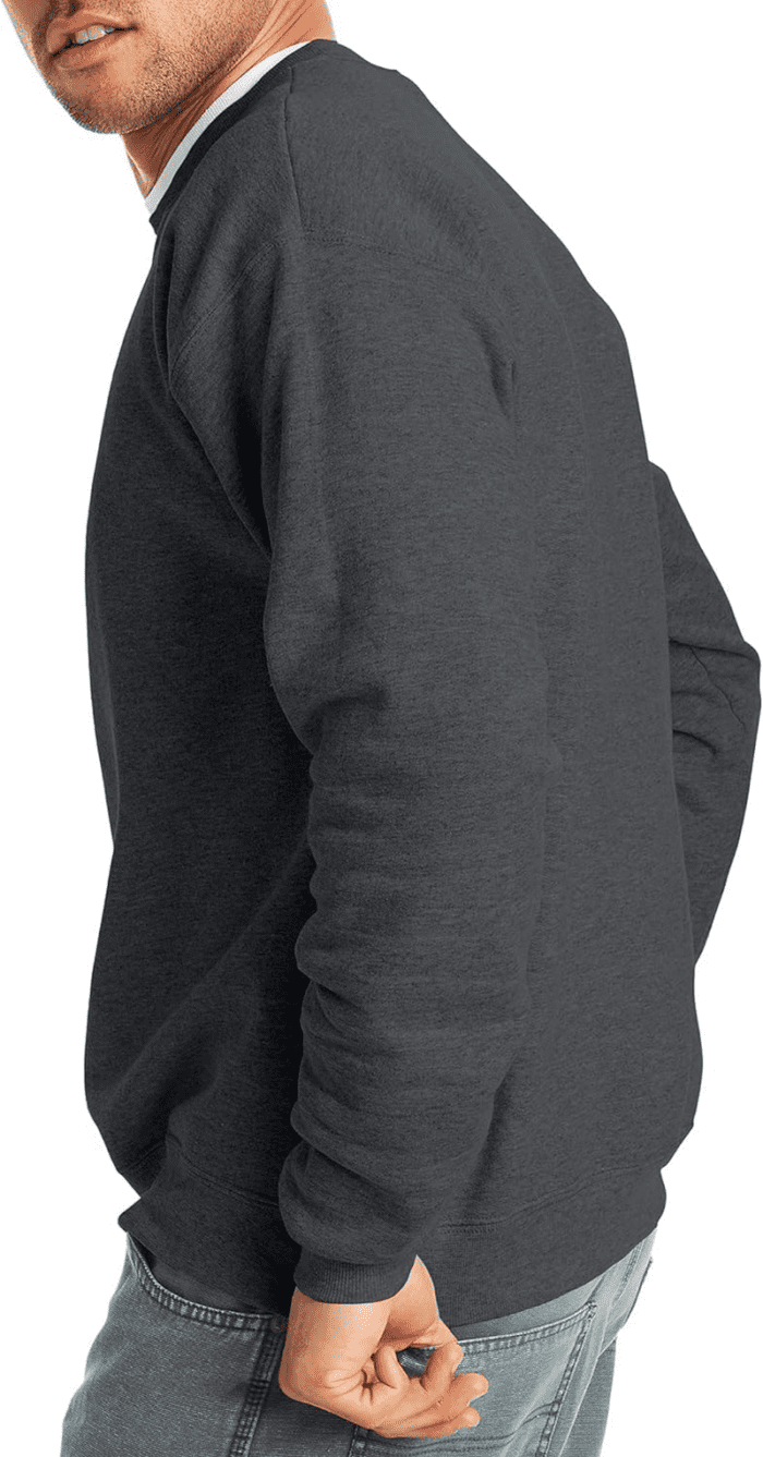 Ecosmart Fleece, Cotton-Blend Pullover, Crewneck Sweatshirt for Men (1 or 2 Pack) - Image 3