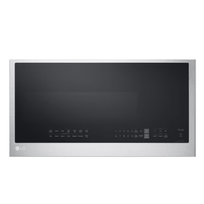 2-Cu Ft 1050-Watt 29.88-In Over-The-Range Microwave with Sensor Cooking (Printproof Stainless Steel)