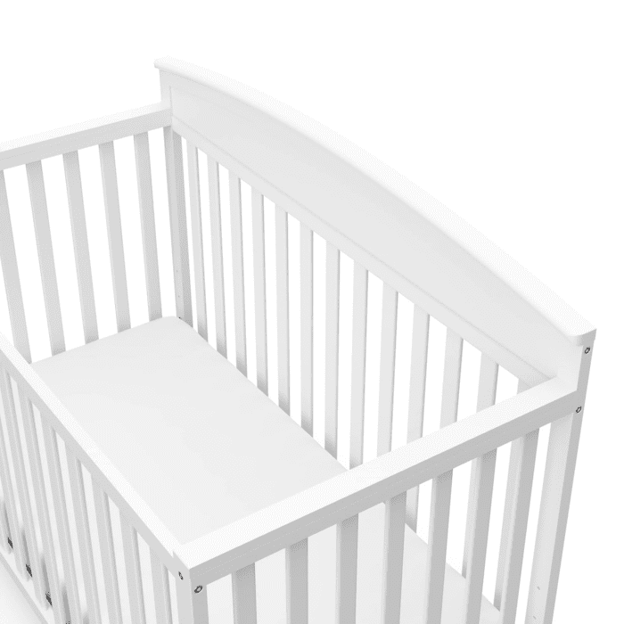 Benton 5-In-1 Convertible Crib (White) – GREENGUARD Gold Certified, Converts from Baby Crib to Toddler Bed, Daybed and Full-Size Bed, Fits Standard Full-Size Crib Mattress - Image 9