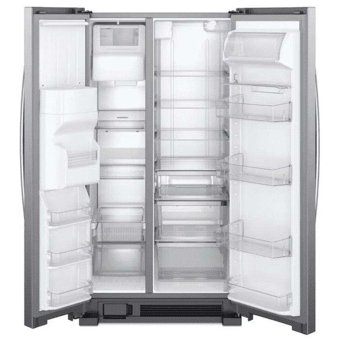 in Door Can Caddy 21.4-Cu Ft Side-By-Side Refrigerator with Ice Maker, Water and Ice Dispenser (Fingerprint Resistant Stainless Steel) - Image 14