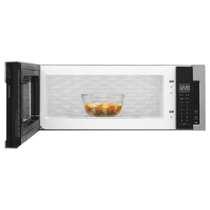 1.1-Cu Ft 1000-Watt Low Profile 30-In Over-The-Range Microwave (Stainless Steel) - Image 2