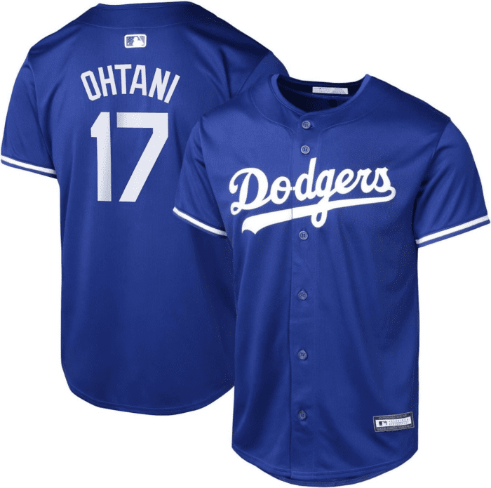 Shohei Ohtani Los Angeles Dodgers MLB Kids Youth 8-20 Blue Alternate Player Jersey